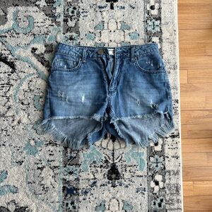 One Teaspoon Jean Shorts